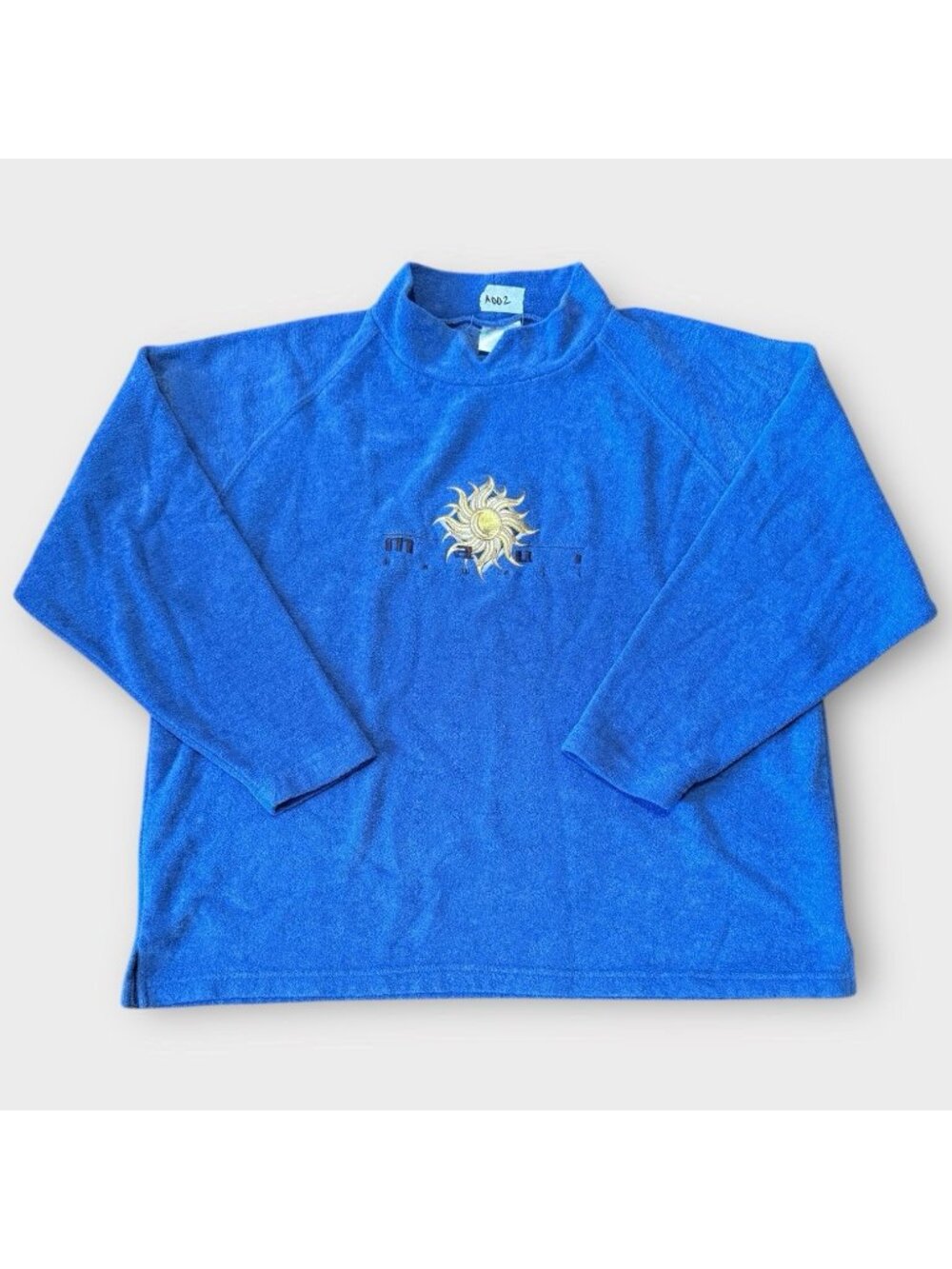 VINTAGE Desert Heat 90s Maui, Hawaii Sweatshirt Crewneck Pastel Blue W Sz Medium